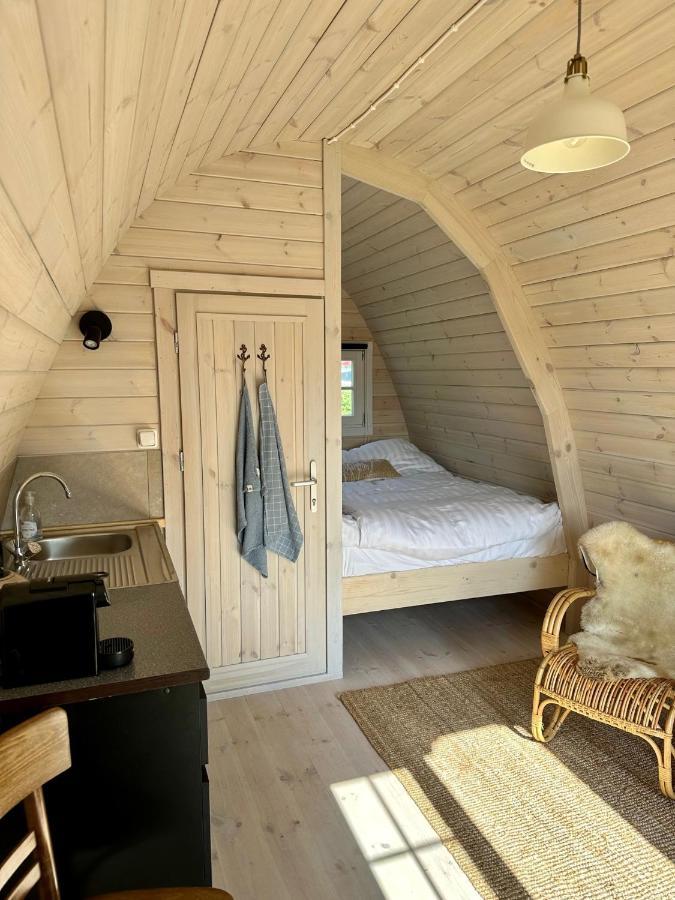 Lodge, Een Super Knus Tiny House, Nabij Vaarwater En Haven! Belt-Schutsloot Zewnętrze zdjęcie